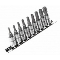 Набор насадок TORX 5-гранных 1/4" TS10H-TS50H 9шт JTC /1/10/60